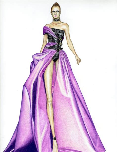 donatella versace designer dress|Donatella Versace design sketches.